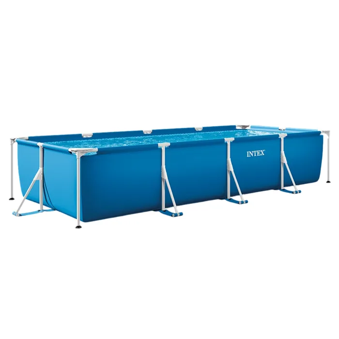 Intex Piscina Frame Rectangular 450X220X84Cm con Bomba