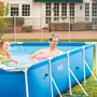 Intex Piscina Frame Rectangular 450X220X84Cm con Bomba