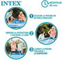 Intex Piscina Rectangular Frame 450x220x84cm con Bomba y Capacidad 7127L PVC+METAL