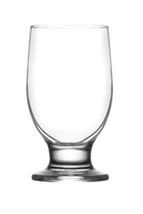 Hermia LV-REN20F Juego de Vasos de Vidrio Transparente, 6 Piezas, 305 cc