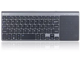 Tracer Expert RF 2.4 GHz Teclado Inalámbrico con Touchpad, Distribución Polaca, Negro
