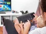 Tracer Expert RF 2.4 GHz Teclado Inalámbrico con Touchpad, Distribución Polaca, Negro