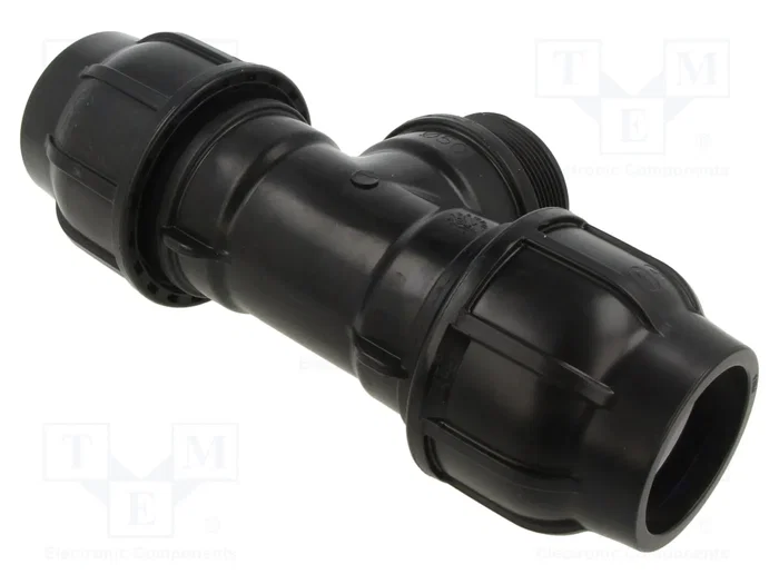 GEBO Conector de apriete Plast 50 x 2" x 50 para tuberías PE