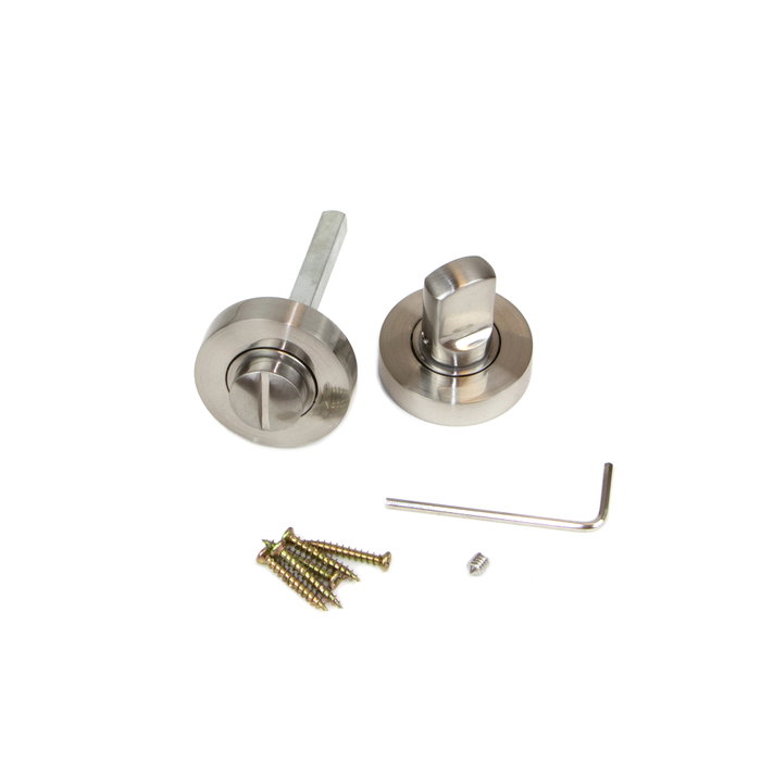 Emuca Lote de 5 condenas con roseta redonda para puertas de interior, diámetro 35mm, Zamak, Níquel satinado Emuca Lote de 5 condenas con roseta redonda para puertas de interior, diámetro 35mm, Zamak, Níquel satinado