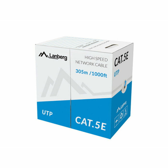 Lanberg Cable de red U/UTP Cat.5 305m CCA Azul