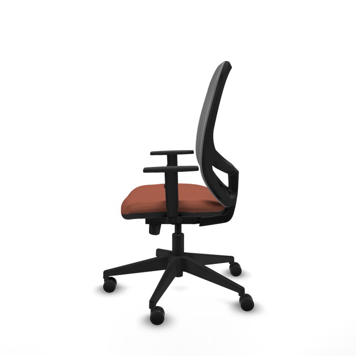 PIQUERAS Y CRESPO Silla de oficina Cilanco con mecanismo Sincro/Traslack Marrón y Gris PIQUERAS Y CRESPO Silla de oficina Cilanco con mecanismo Sincro/Traslack Marrón y Gris