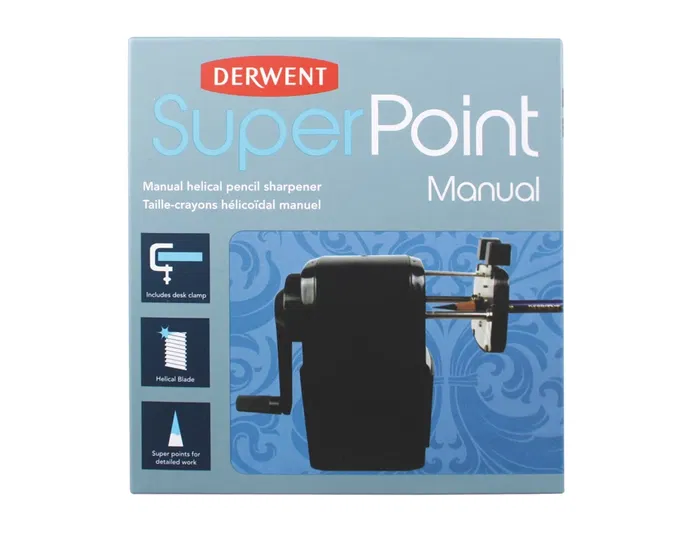 Derwent Sacapuntas de Sobremesa Super Point para Lápices con Puntas Superfinas