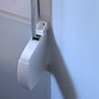 Edm Recogedor exterior abatible Pr02 blanco para cinta de 14 mm