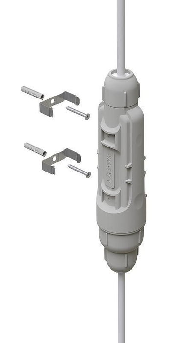 MikroTik Recinto Exterior GPeR IP68 para Exteriores y Uso Industrial Resistente al Agua y Polvo
