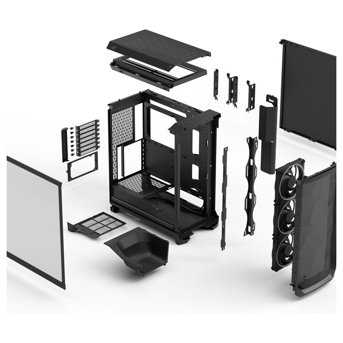 Fractal Design Meshify 3 Torre PC Negra Vidrio Templado RGB TG Light Tint Fractal Design Meshify 3 Torre PC Negra Vidrio Templado RGB TG Light Tint