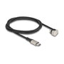 DeLOCK Cable USB 2.0 USB Type-C a USB Type-C en ángulo de 180°, 1 m, 60 W