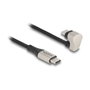 DeLOCK Cable USB 2.0 USB Type-C a USB Type-C en ángulo de 180°, 1 m, 60 W