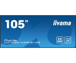 Iiyama LH10551UWS-B1AG Monitor Profesional 105" 5K UW 5120x2160 IPS 24/7 Uso Horizontal y Vertical 8ms 500cd 21:9 HDMI DP USB-C