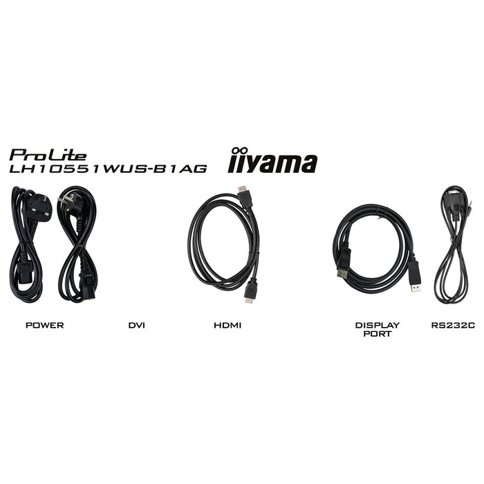 iiyama LH10551UWS-B1AG Pantalla de señalización digital 105 pulgadas 5K UltraWide IPS