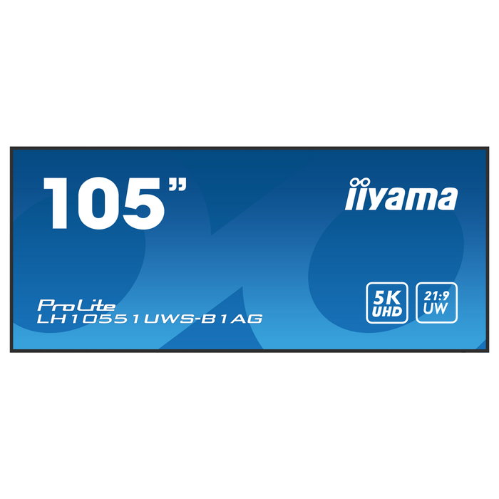 iiyama LH10551UWS-B1AG Pantalla de señalización digital 105 pulgadas 5K UltraWide IPS