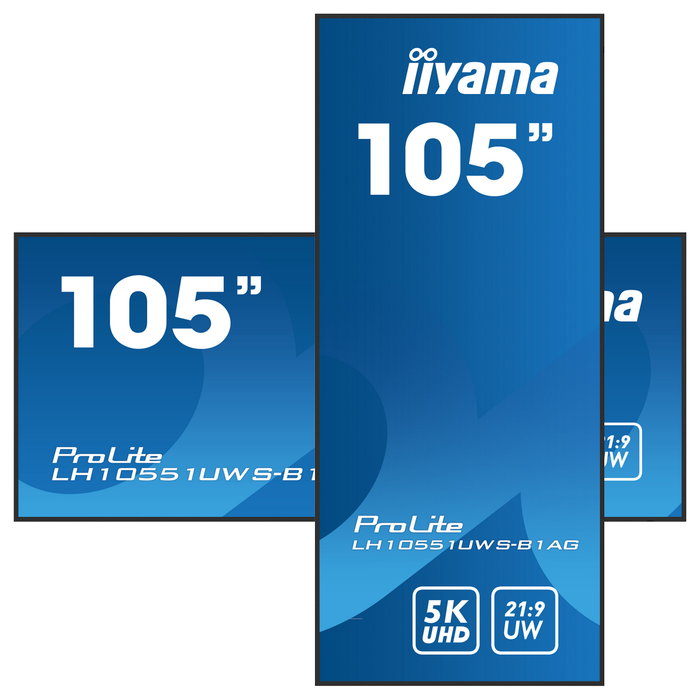 iiyama LH10551UWS-B1AG Pantalla de señalización digital 105 pulgadas 5K UltraWide IPS