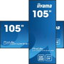 iiyama LH10551UWS-B1AG Monitor Profesional 105 Pulgadas 5120x2160 UW5K Ultra-Wide 21:9 IPS Panel 500 cd/m2 para Modo Paisaje o Retrato, Signage Digital