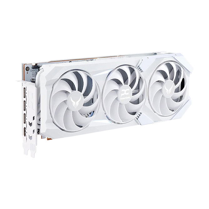 PowerColor Radeon RX 9070 XT Spectral White 16GB GDDR6 Tarjeta Gráfica con 3 Ventiladores