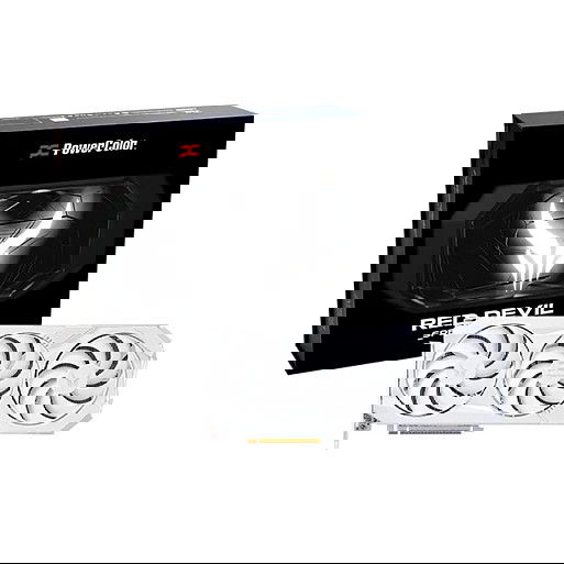 PowerColor Radeon RX 9070 XT Spectral White 16GB GDDR6 Tarjeta Gráfica con 3 Ventiladores