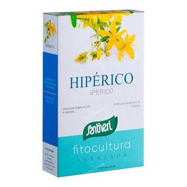 SANTIVERI Hiperico 40 Cap. Complemento para Relajación y Equilibrio Emocional, Ayuda a Mantener un Ánimo Positivo