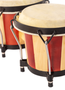 Bongos Jinbao con Parche de Piel de 6,5" X 7,5"