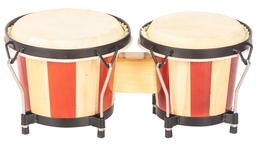 Bongos Jinbao con Parche de Piel de 6,5" X 7,5"