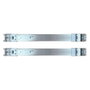 QNAP RAIL-S01 Kit de carriles de rack, Cromo
