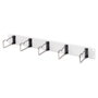 Digitus DN-97666 Panel de gestión de cables con estribos de acero, 1U, Gris