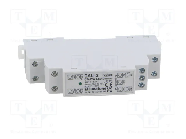 Lunatone Controlador LED DALI y DALI 2 12÷48VDC 16A IP20