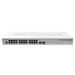 Mikrotik CRS326-24G-2S+RM Switch Router 26 Puertos Gigabit Ethernet SFP+ PoE