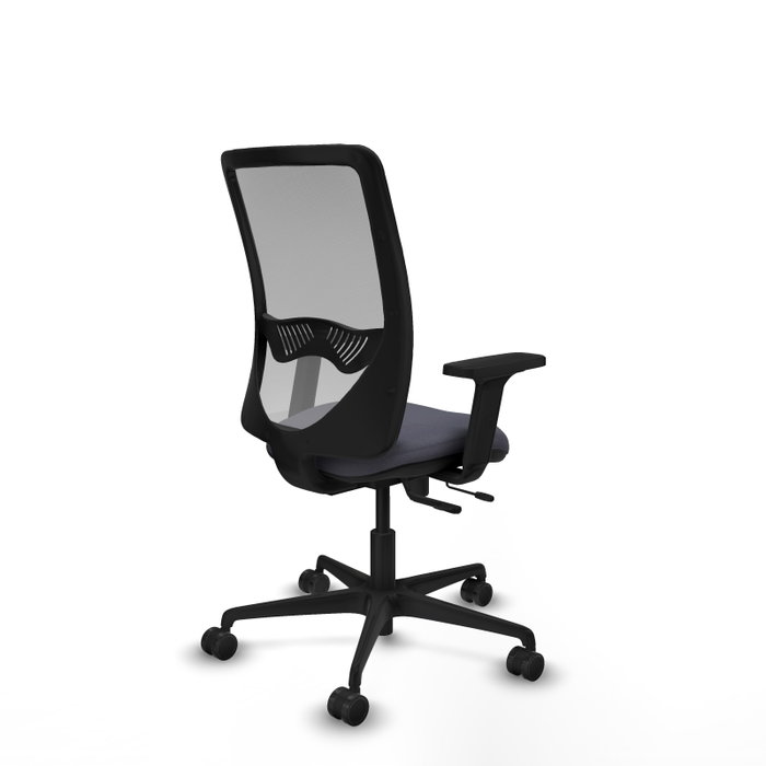 PIQUERAS Y CRESPO Silla de oficina Zulema con mecanismo Sincro/Traslack, Gris
