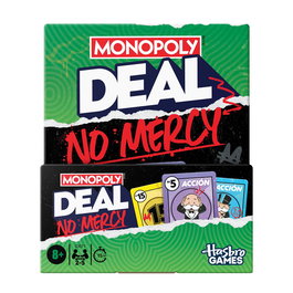 MONOPOLY G3071 Juego de Cartas Monopoly Deal Edición No Mercy, en Español y Portugués, para +8 Años