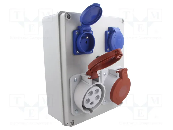 PAWBOL Cuadro de Distribución IP44 ABS Rosca PG16 PAWBOL Cuadro de Distribución IP44 ABS Rosca PG16