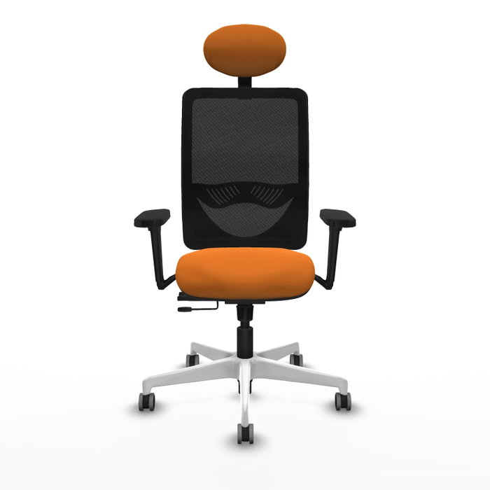 PIQUERAS Y CRESPO Silla de oficina Zulema Naranja y Negro PIQUERAS Y CRESPO Silla de oficina Zulema Naranja y Negro