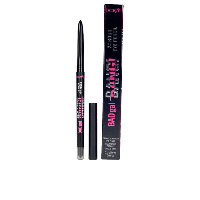 Benefit BAD GAL 24 hour eye pencil waterproof - Lápiz de ojos retráctil, 24 horas duradero, resistente al agua, acabado mate, #black, 0.25g