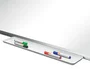 NOBO Pizarra blanca magnética Premium Plus de acero lacado con marco de aluminio 200x100 cm
