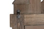 DKD Home Decor Espejo de Paulownia y Metal con Perchero Desgastado 40x9x68 cm