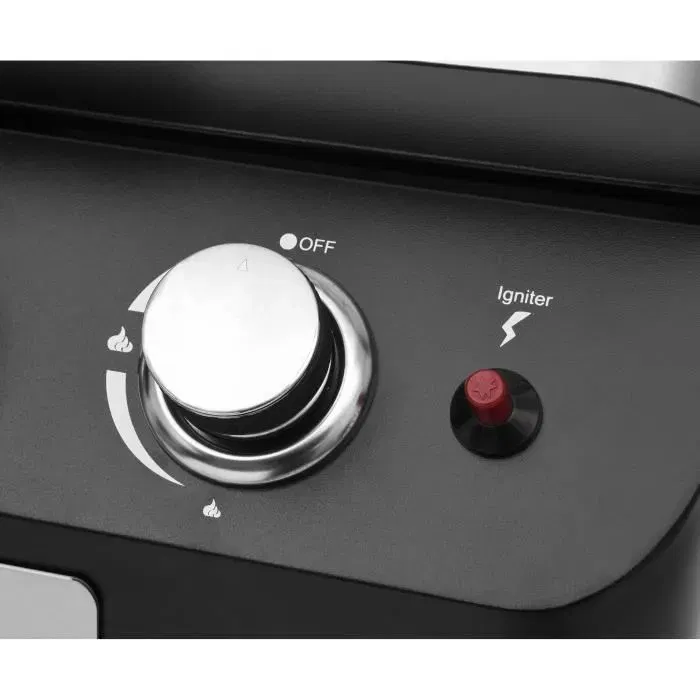 Cookingbox Placa de Gas Palma, Encimera 4 Quemadores, 69 x 51 x 35 cm, Negro