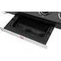 Cookingbox Placa de Gas Palma, Encimera 4 Quemadores, 69 x 51 x 35 cm, Negro