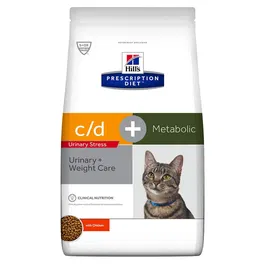 Hill's Hpd Feline C-D Urinary Stress Metabolic Pienso para Gatos con Problemas Urinarios y Metabólicos 8 kg