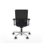 PIQUERAS Y CRESPO Silla de oficina Yunquera Azul/Negro con Mecanismo Sincro/Traslack