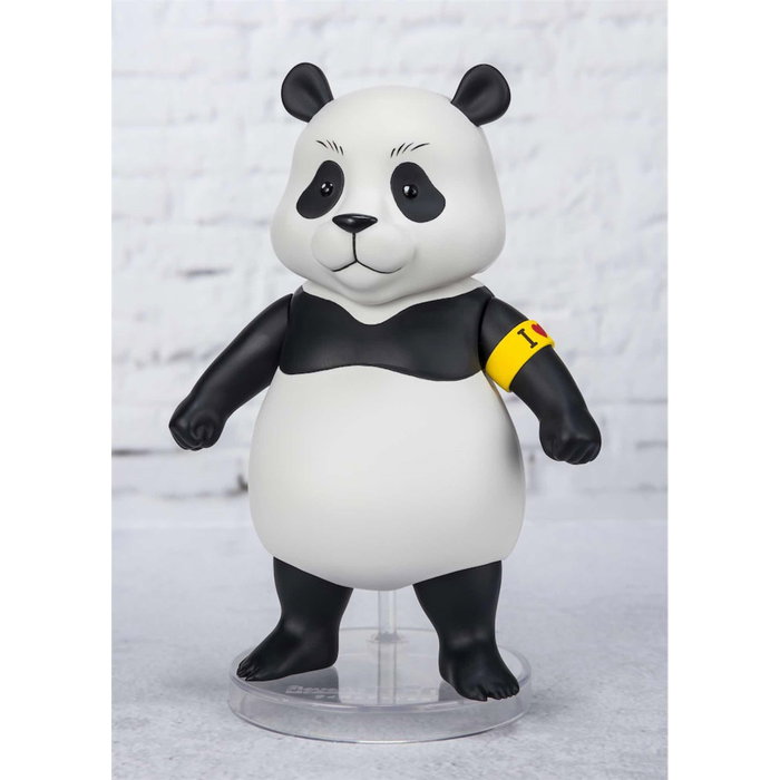 Tamashii Nations S.H.Figuarts Mini Jujutsu Kaisen - Panda - Figura Articulada de 9 cm en PVC con Brazos Opcionales y Base