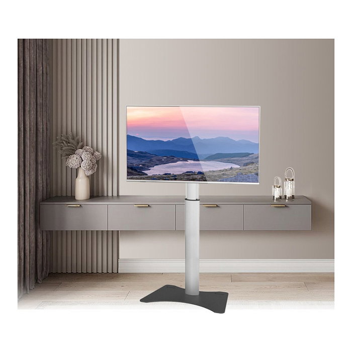 Techly ICA-TR39 Base para televisor 32-70 pulg 40kg VESA 800x400mm Negro/Plata