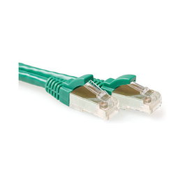 ACT Cable de parcheo Cat6a S/FTP de 25 m Verde FB7725