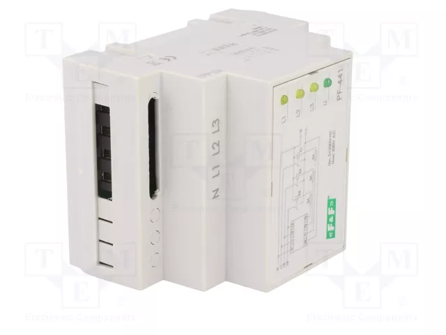 F&F PF-441 Relé de monitorización de tensión 3 x 230V AC 16A F&F PF-441 Relé de monitorización de tensión 3 x 230V AC 16A