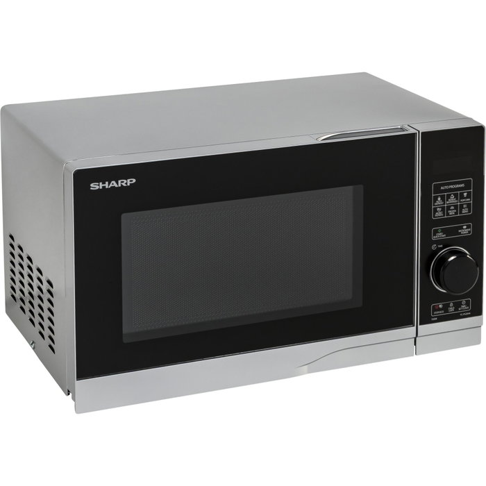 Sharp YC-PS204AES Microondas de 20L 700W Semidigital Silver / Black Sharp YC-PS204AES Microondas de 20L 700W Semidigital Silver / Black