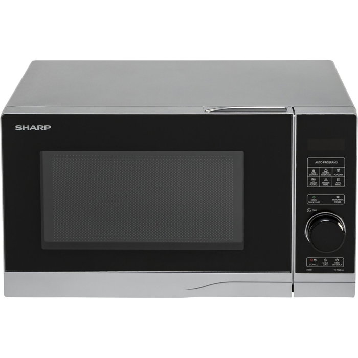 Sharp YC-PS204AES Microondas de 20L 700W Semidigital Silver / Black Sharp YC-PS204AES Microondas de 20L 700W Semidigital Silver / Black