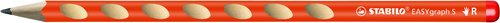 STABILO EASY GRAPH S Lápices de grafito para diestros, naranja, HB (Set de 12) STABILO EASY GRAPH S Lápices de grafito para diestros, naranja, HB (Set de 12)