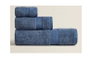 DKD Home Decor Toalla de Lavabo de Algodón Azul Marino 50x100 cm