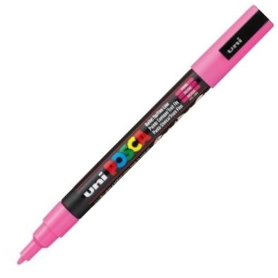 Posca Marcador PC-3M Rosa Punta Cónica 0,9-1,3 mm